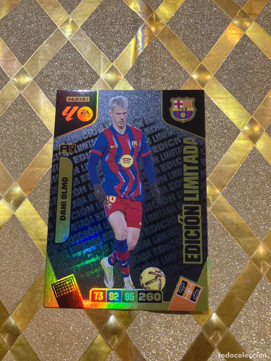 Cromos de F&uacute;tbol: CROMO DE FUTBOL DANI OLMO BARCELONA EDICION LIMITADA DREAM BOX ADRENALYN 2025 2026 PANINI !