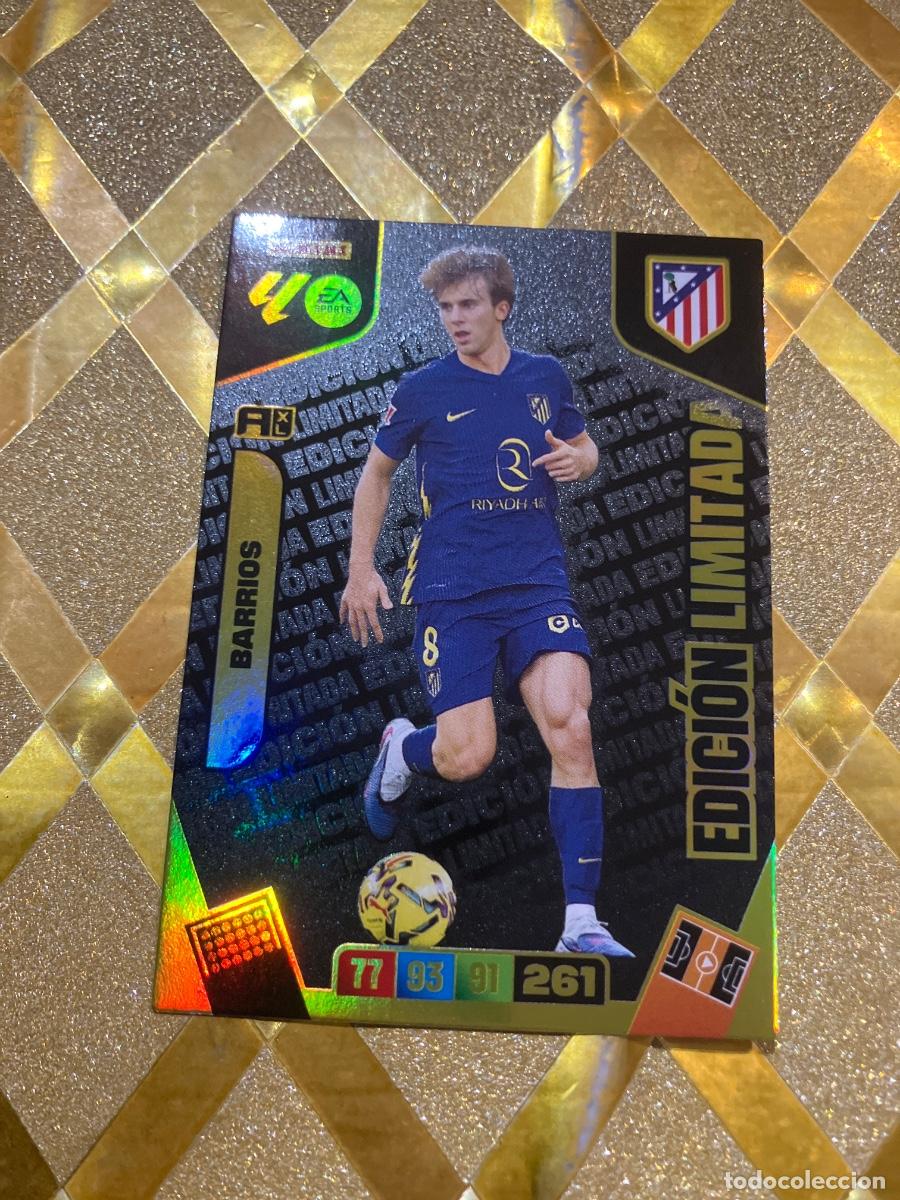 Cromos de F&uacute;tbol: CROMO DE FUTBOL BARRIOS ATLETICO MADRID EDICION LIMITADA DREAM BOX ADRENALYN 2025 2026 PANINI !