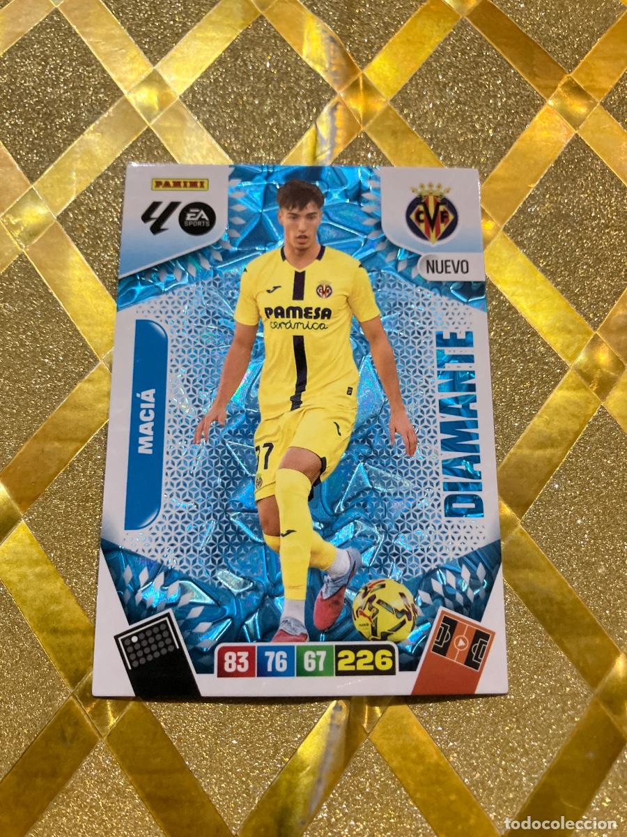 Cromos de F&uacute;tbol: CROMO DE FUTBOL MACIA VILLARREAL DIAMANTE EDICION LIMITADA DREAM BOX ADRENALYN 2025 2026 PANINI !