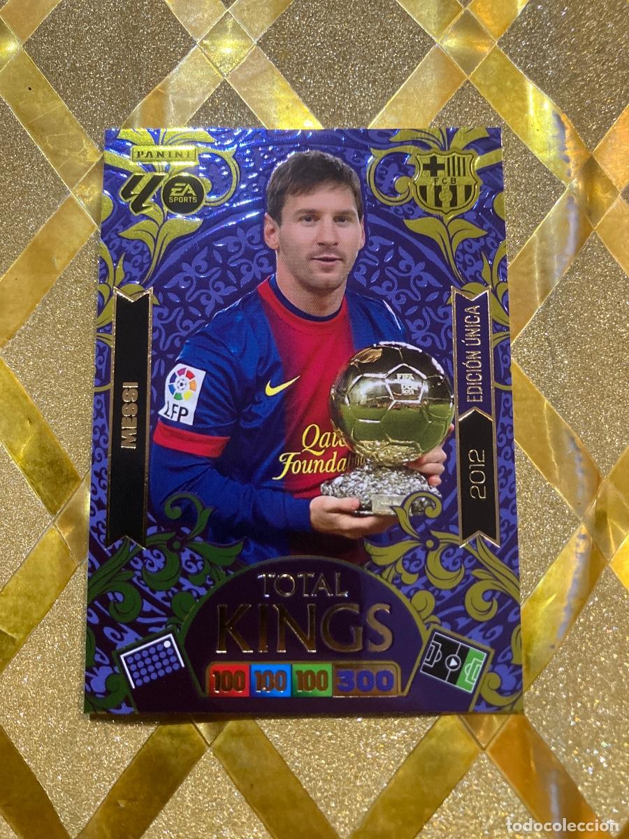 Cromos de F&uacute;tbol: CROMO DE FUTBOL MESSI 2012 BARCELONA BALON DE ORO DREAM BOX TOTAL KINGS ADRENALYN 2025 2026 PANINI !