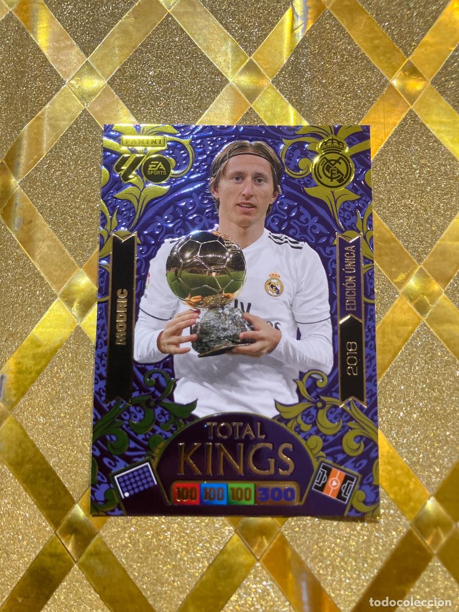 Figurine di Calcio: CROMO FUTBOL MODRIC 2018 REAL MADRI BALON DE ORO DREAM BOX TOTAL KINGS ADRENALYN 2025 2026 PANINI !