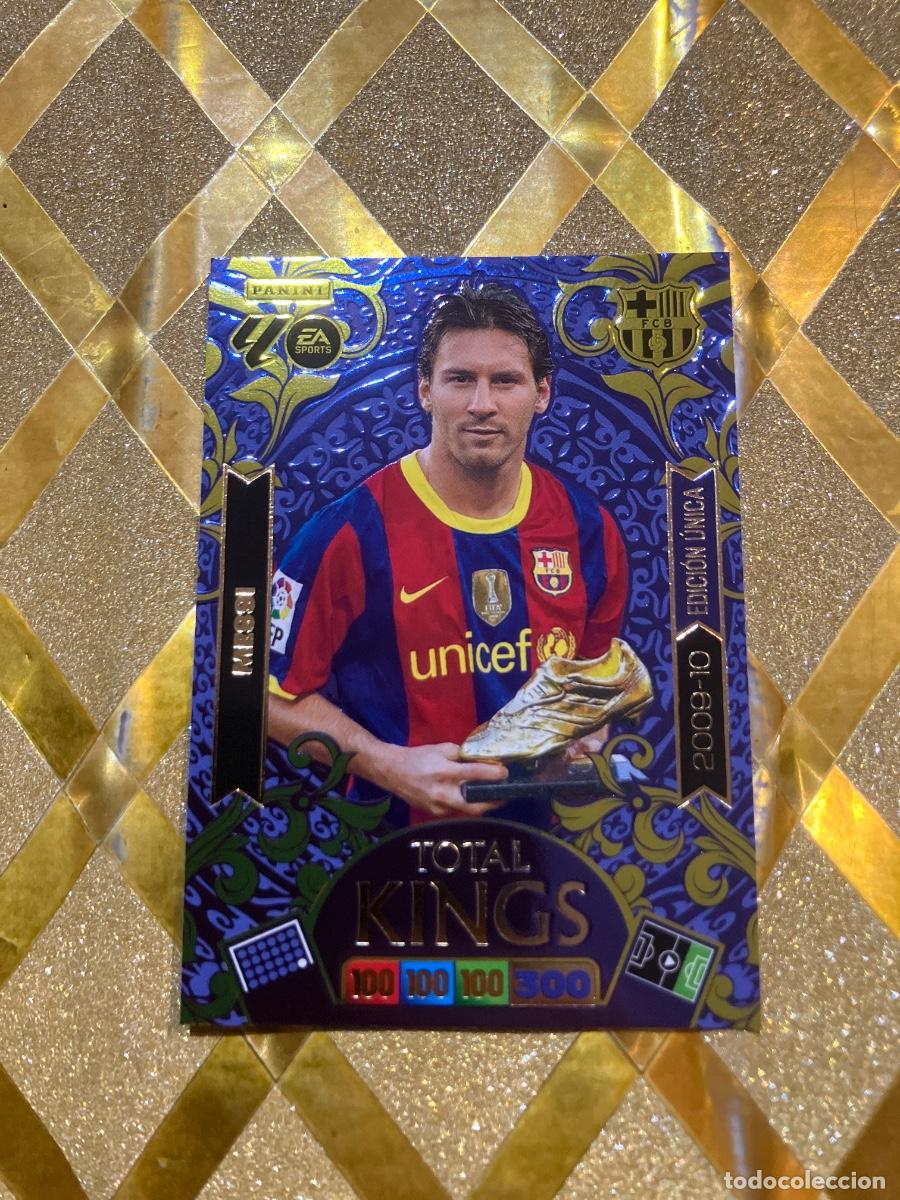 Cromos de F&uacute;tbol: CROMO FUTBOL MESSI BARCELONA 2009/10 BOTA DE ORO DREAM BOX TOTAL KINGS ADRENALYN 2025 2026 PANINI !