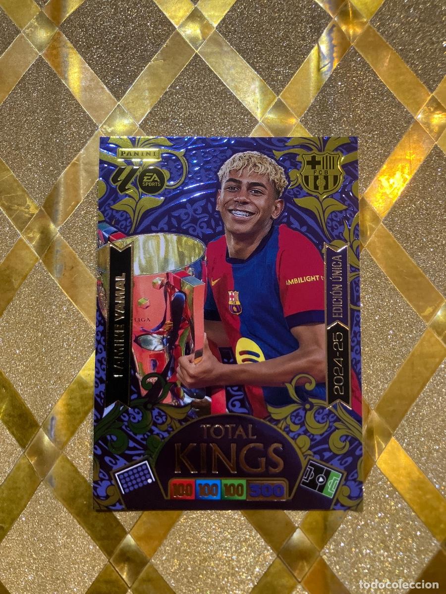 Cromos de F&uacute;tbol: CROMO FUTBOL LAMINE YAMAL BARCELONA 2024 2025 DREAM BOX TOTAL KINGS ADRENALYN 2025 2026 PANINI !
