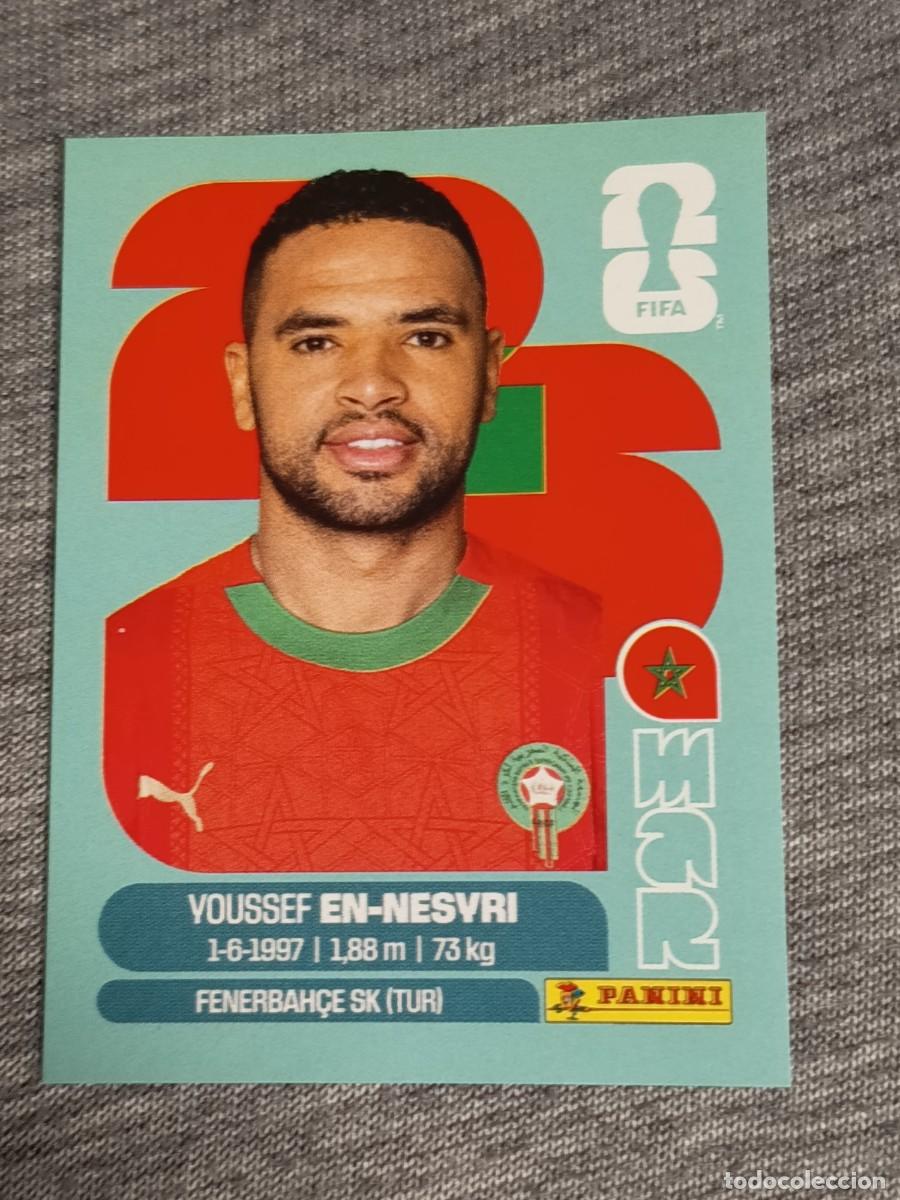 Cromos de F&uacute;tbol: EN-NESYRI MAR 16 STICKER MUNDIAL 2026 PANINI FIFA WORLD CUP NUEVO