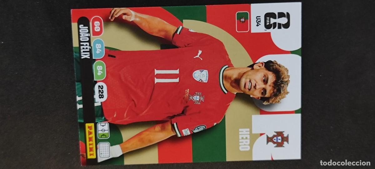 Cromos de F&uacute;tbol: ADRENALYN XL FIFA WORLD CUP 2026 CARD UPDATE/ACTUALIZACION JOAO FELIX PORTUGAL # U34 PANINI