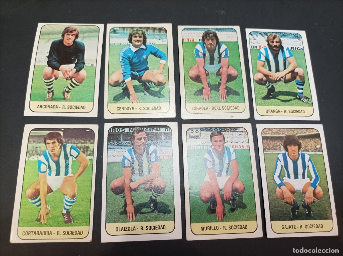 Cromos de F&uacute;tbol: ESTE 1978 1979 78 79 - LOTE 14 CROMOS REAL SOCIEDAD - NUNCA PEGADO