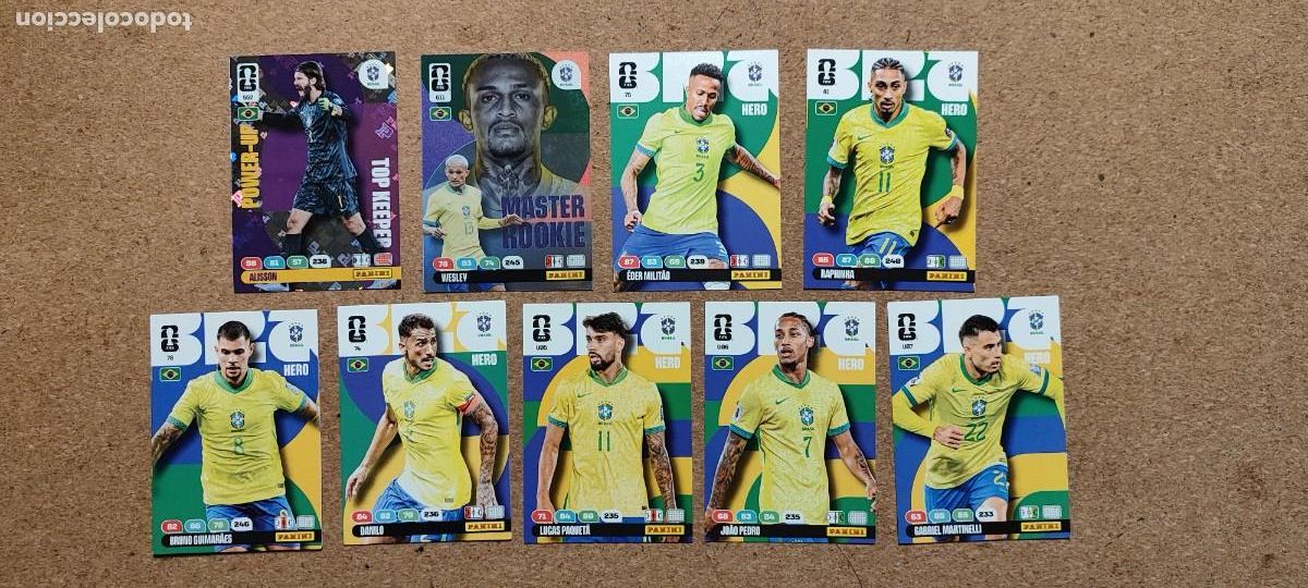 Cartes &agrave; collectionner de Football: ADRENALYN XL FIFA WORLD CUP 2026 LOTE 9 CARTAS DE BRASIL # PANINI