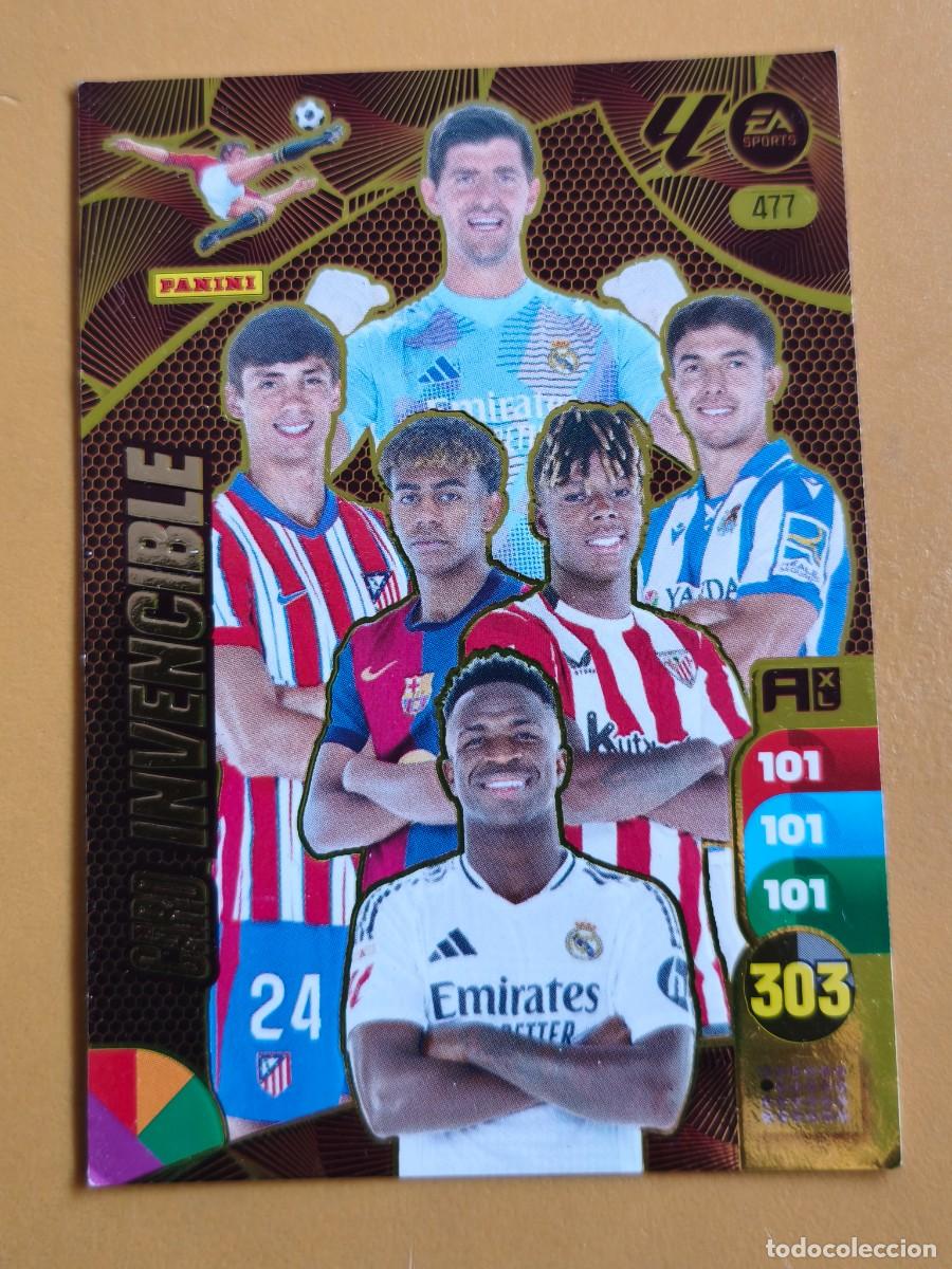 Cromos de F&uacute;tbol: card invencible, adrenalyn 2024 25