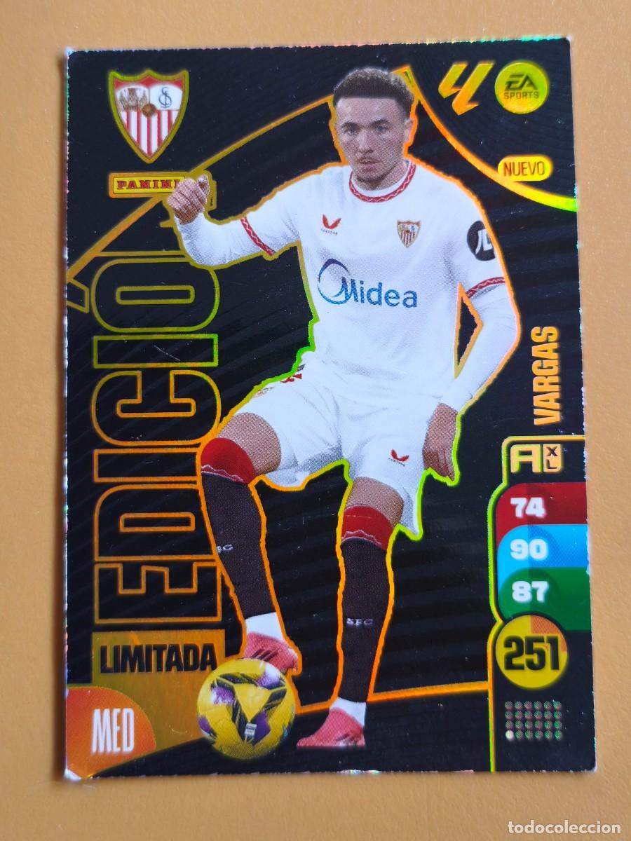 Cromos de F&uacute;tbol: vargas, 2024 25 edicion limitada