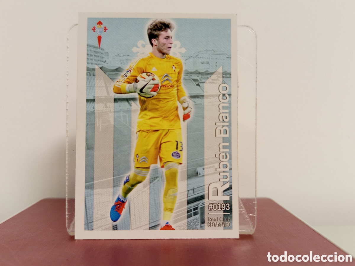 Cromos de F&uacute;tbol: ❇️ CROMO ⚽ RUB&Eacute;N BLANCO CELTA DE VIGO 193 LIGA QUIZ 15 16 2015 2016 METALCARDS LIMITED EDITION ❇️