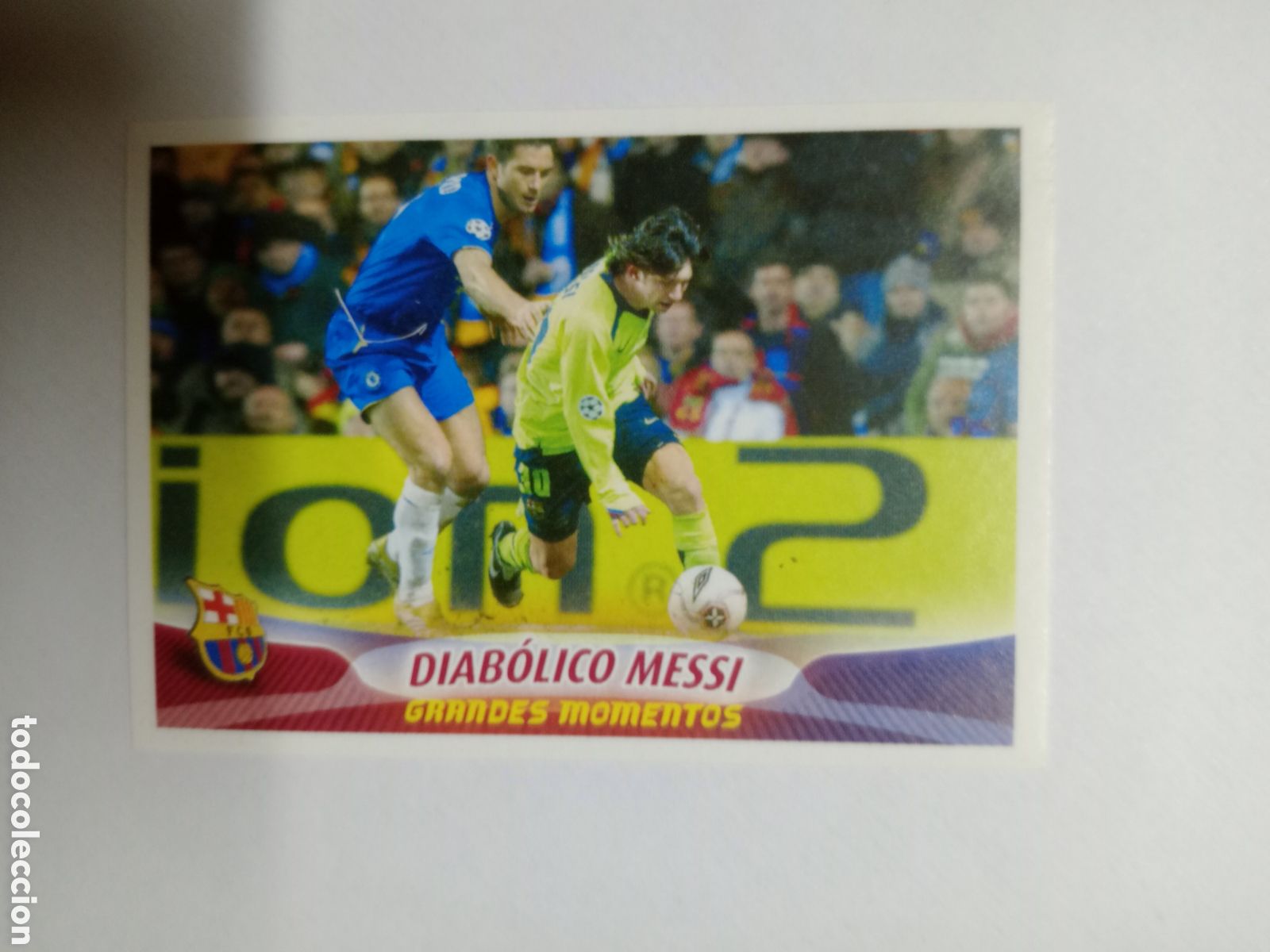 Cromos de F&uacute;tbol: 2005 2006 05 06 CROMO NUNCA PEGADO SUPER BAR&Ccedil;A DIABOLICO MESSI N 88