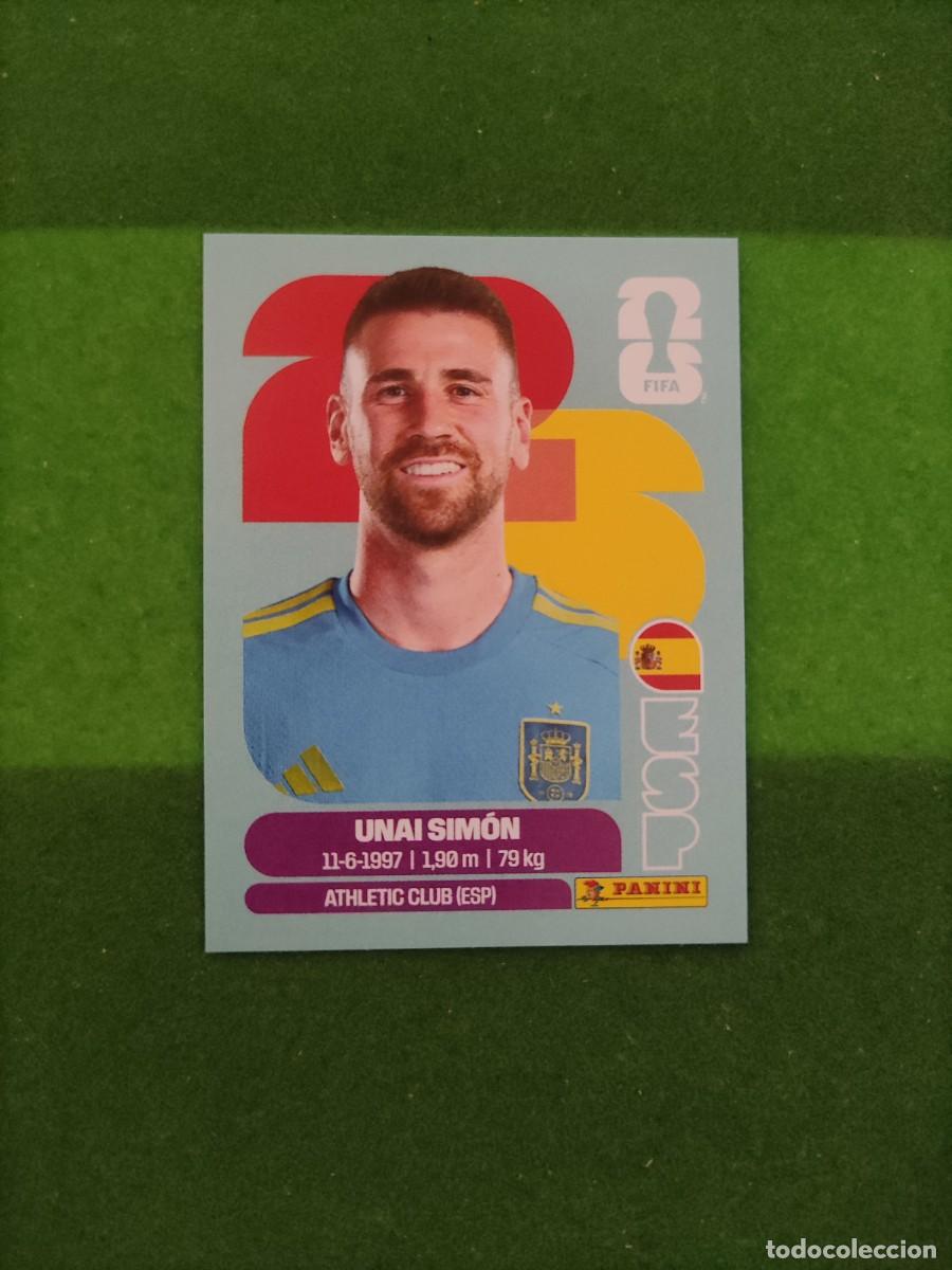 Cromos de F&uacute;tbol: Unai Sim&oacute;n Espa&ntilde;a ESP 2 Sticker Mundial 2026 FIFA World Cup / Sin pegar