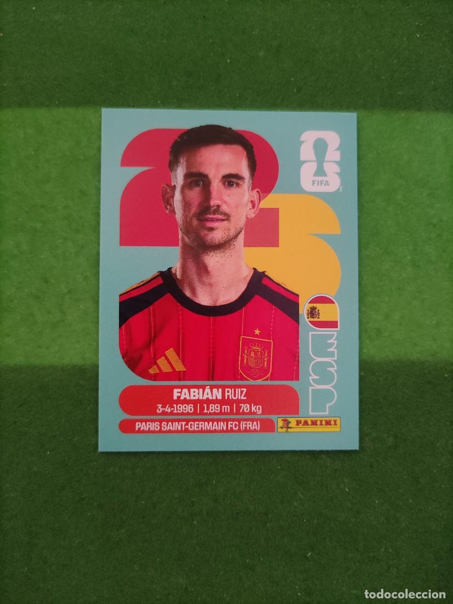 Cromos de F&uacute;tbol: Fabi&aacute;n Espa&ntilde;a ESP 12 Sticker Mundial 2026 FIFA World Cup / Sin pegar