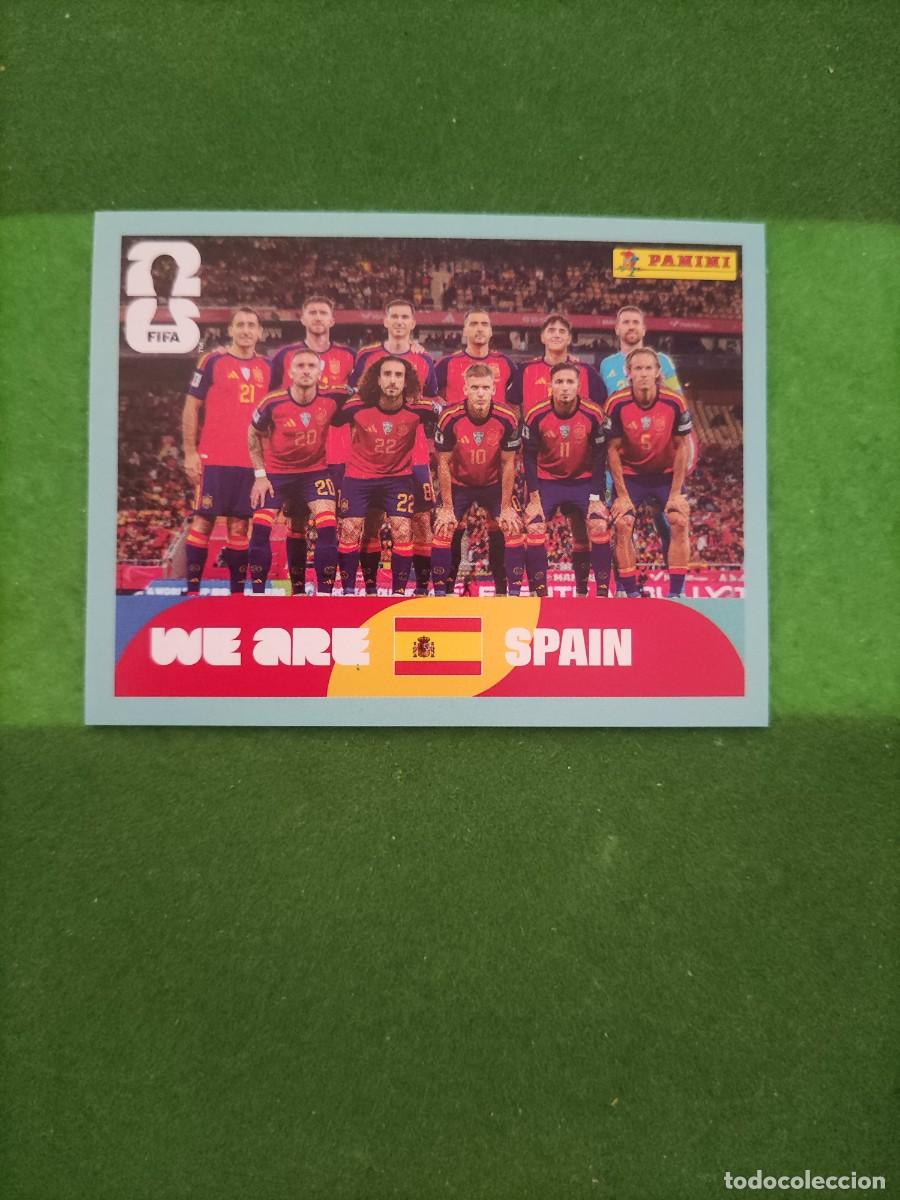 Cromos de F&uacute;tbol: We are Espa&ntilde;a ESP 13 Sticker Mundial 2026 FIFA World Cup / Sin pegar
