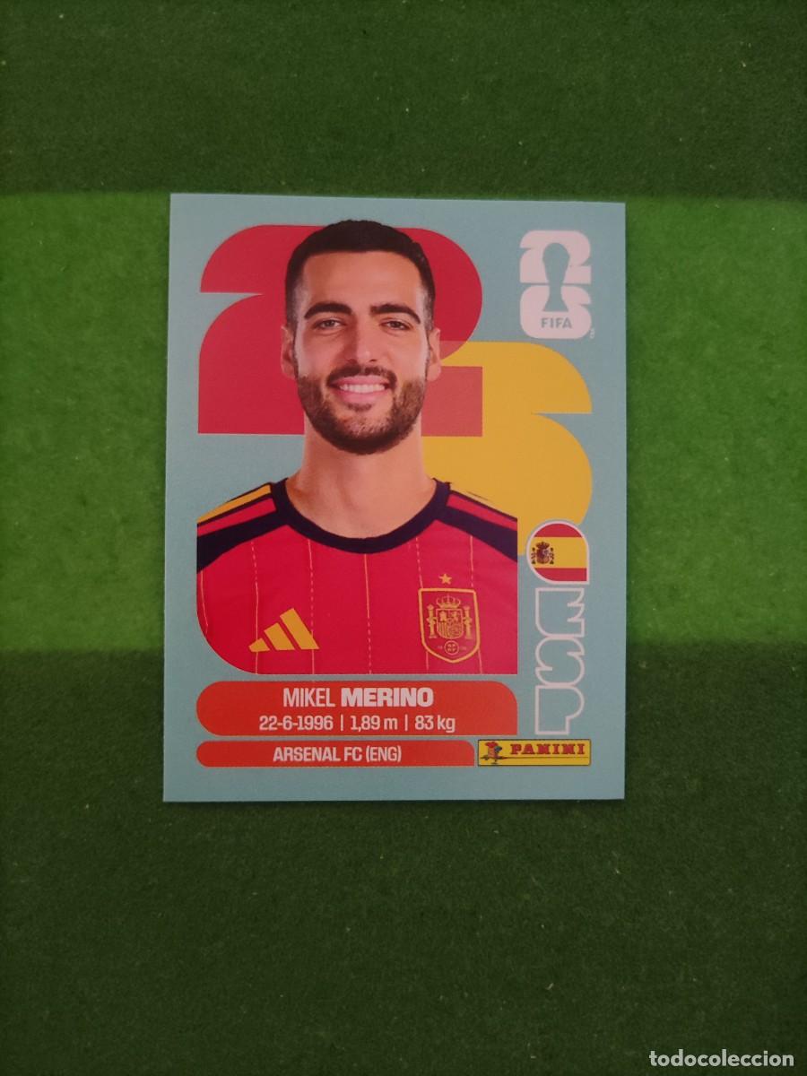Cromos de F&uacute;tbol: Mikel Merino Espa&ntilde;a ESP 14 Sticker Mundial 2026 FIFA World Cup / Sin pegar