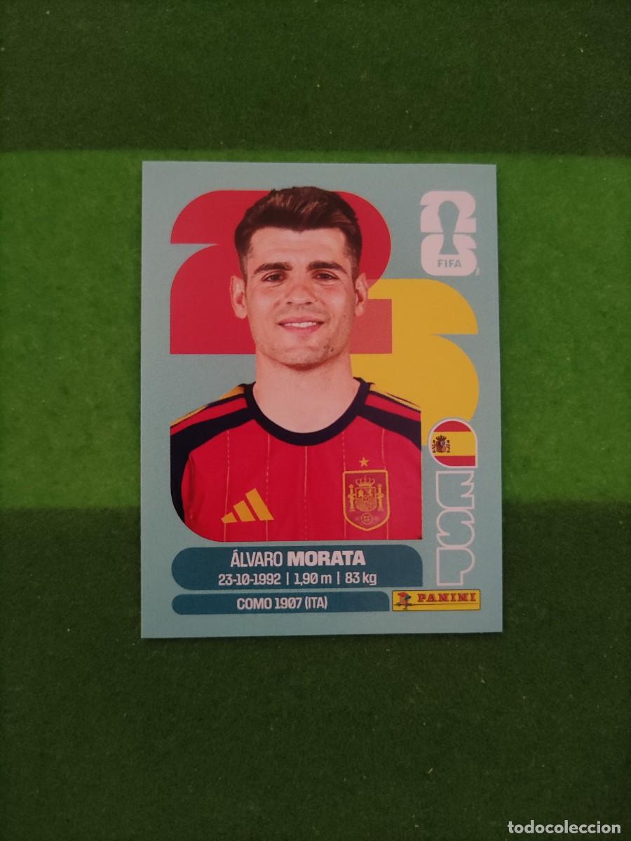 Cromos de F&uacute;tbol: Morata Espa&ntilde;a ESP 19 Sticker Mundial 2026 FIFA World Cup / Sin pegar