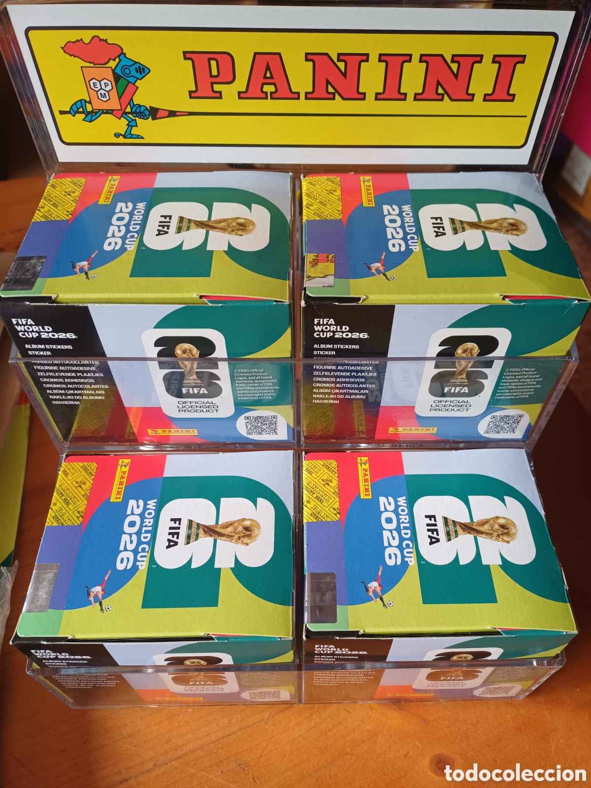 Cromos de F&uacute;tbol: CAJA 50 SOBRES PANINI WORLD CUP 2026 MUNDIAL DE F&Uacute;TBOL