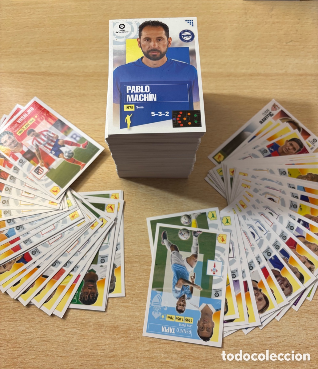 Cromos de F&uacute;tbol: Lote de 414 cromos Ediciones Este 2020-21 con 24 Colocas y 28 Fichajes. Todo nuevo de sobre