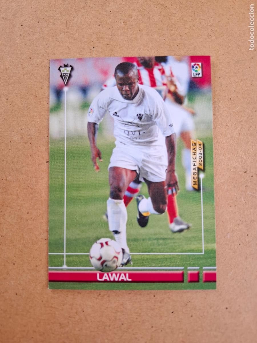 Cromos de F&uacute;tbol: MEGAFICHAS 2003 2004 03 04 - PANINI - 14 BIS LAWAL - ALBACETE BALOMPIE (CM)