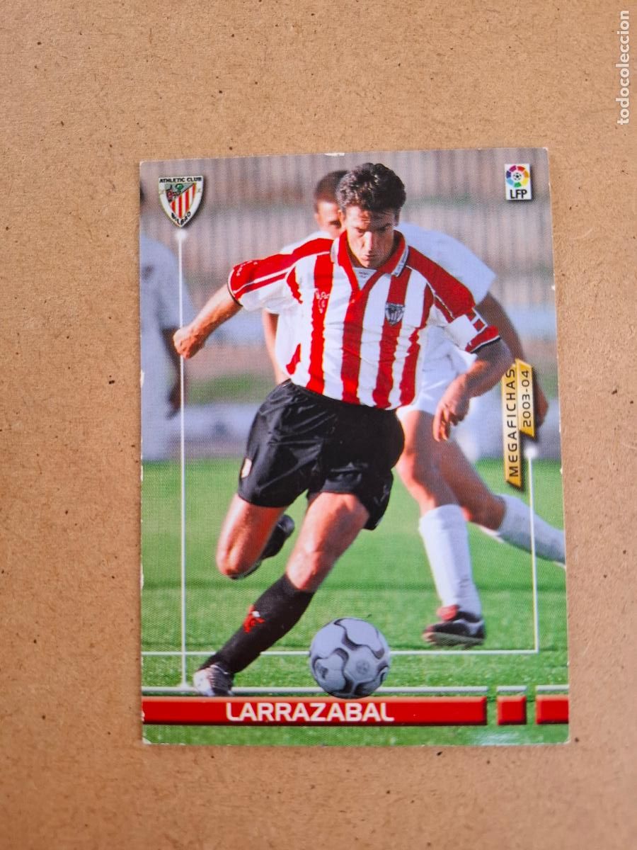 Cromos de F&uacute;tbol: MEGAFICHAS 2003 2004 03 04 - PANINI - 23 BIS LARRAZABAL - ATHLETIC CLUB (CM)