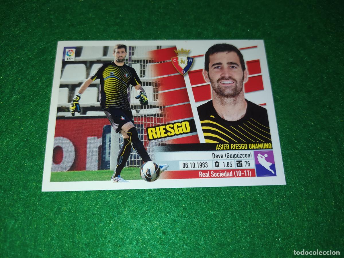 Cromos de F&uacute;tbol: LIGA ESTE 2013 2014 13/14 NUEVO SIN PEGAR OSASUNA N&ordm; 2 RIESGO