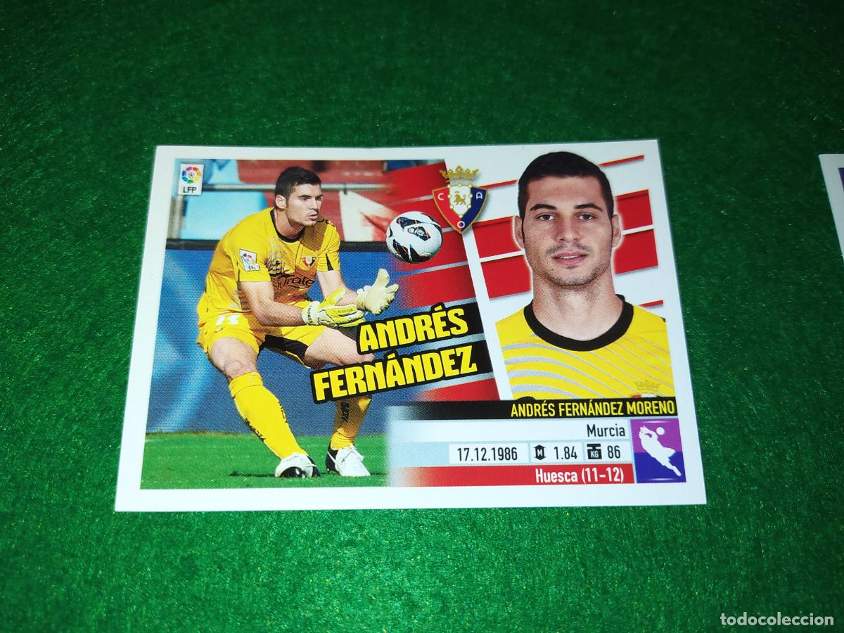 Cromos de F&uacute;tbol: LIGA ESTE 2013 2014 13/14 NUEVO SIN PEGAR OSASUNA N&ordm; 1 ANDRES FERNANDEZ
