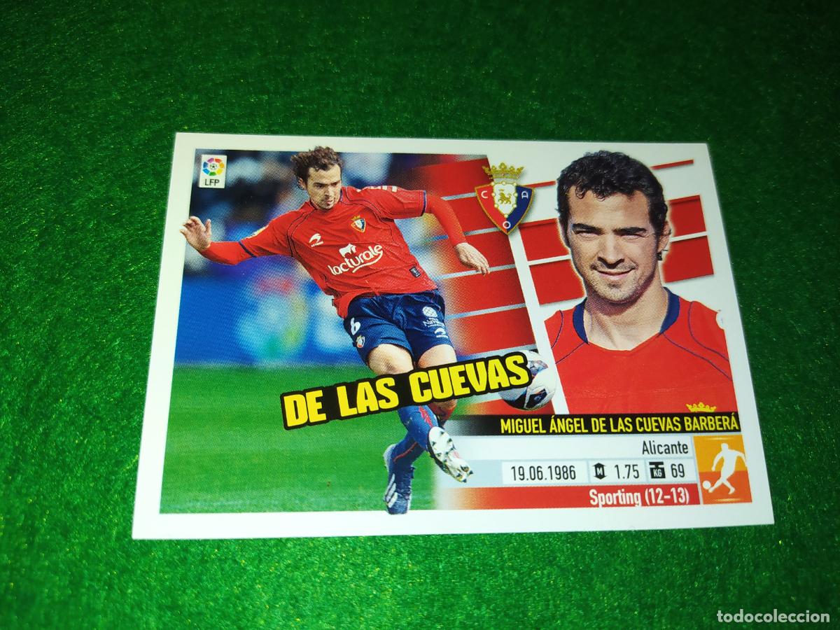 Cromos de F&uacute;tbol: LIGA ESTE 2013 2014 13/14 NUEVO SIN PEGAR OSASUNA N&ordm; 11 DE LAS CUEVAS