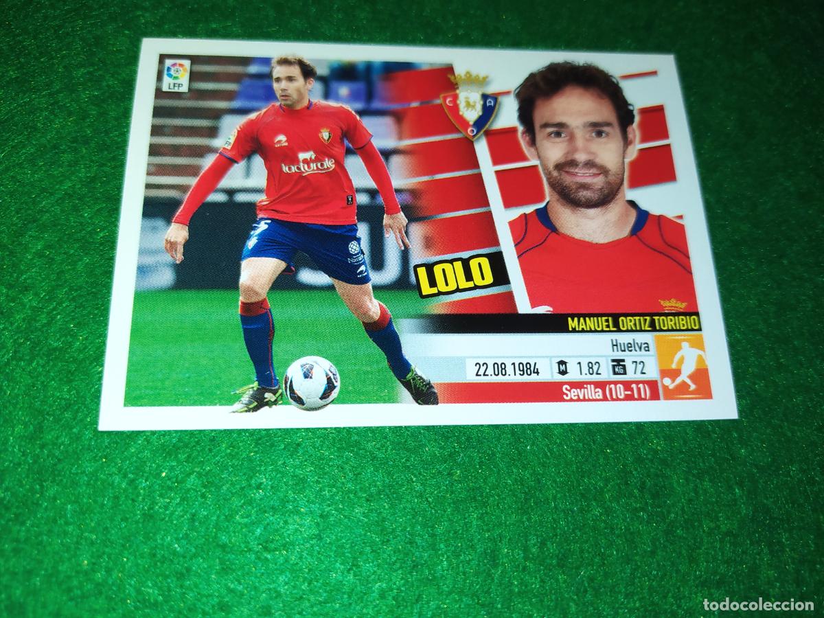 Cromos de F&uacute;tbol: LIGA ESTE 2013 2014 13/14 NUEVO SIN PEGAR OSASUNA N&ordm; 8 LOLO