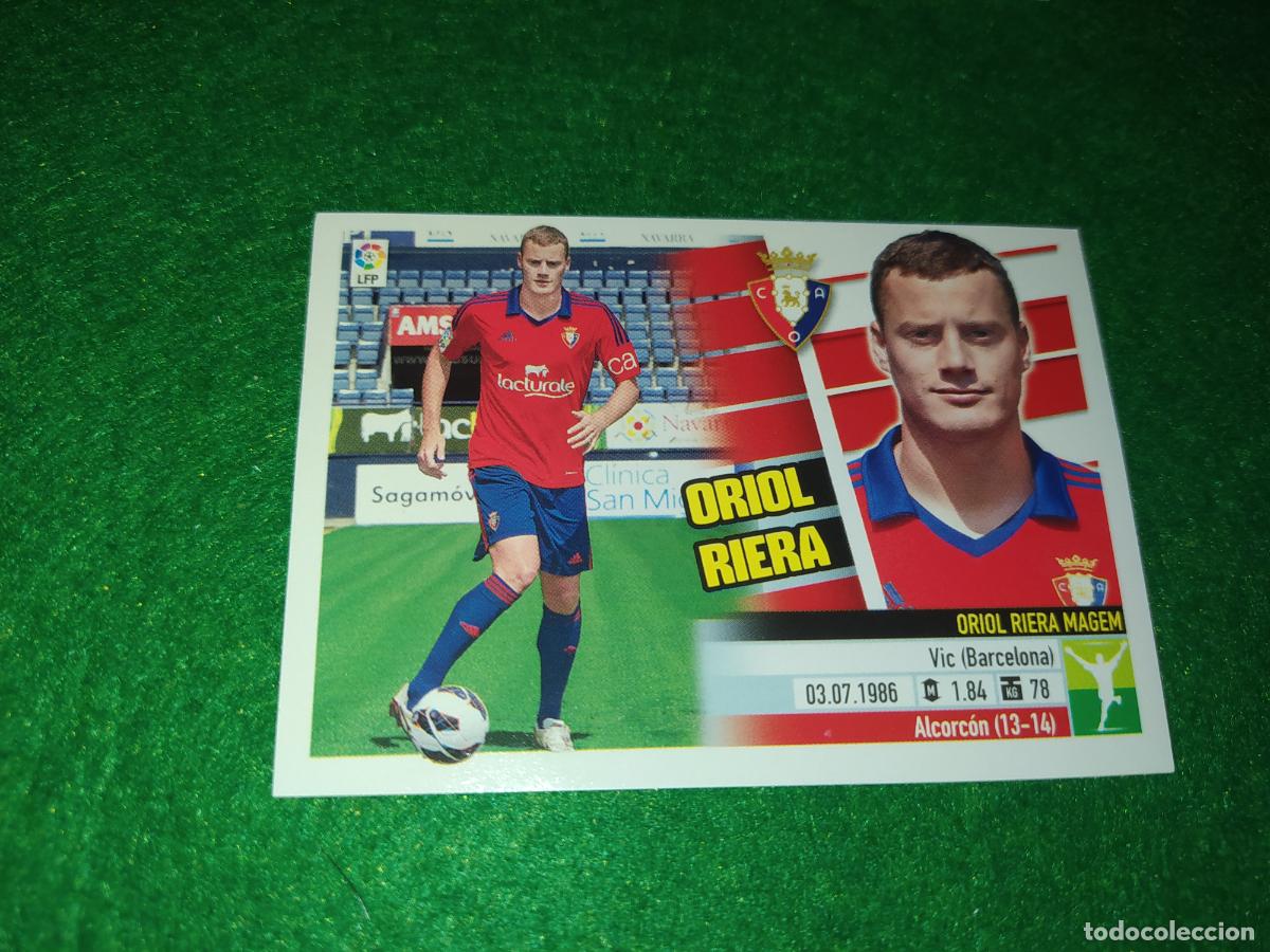 Cromos de F&uacute;tbol: LIGA ESTE 2013 2014 13/14 NUEVO SIN PEGAR OSASUNA N&ordm; 16 ORIOL RIERA