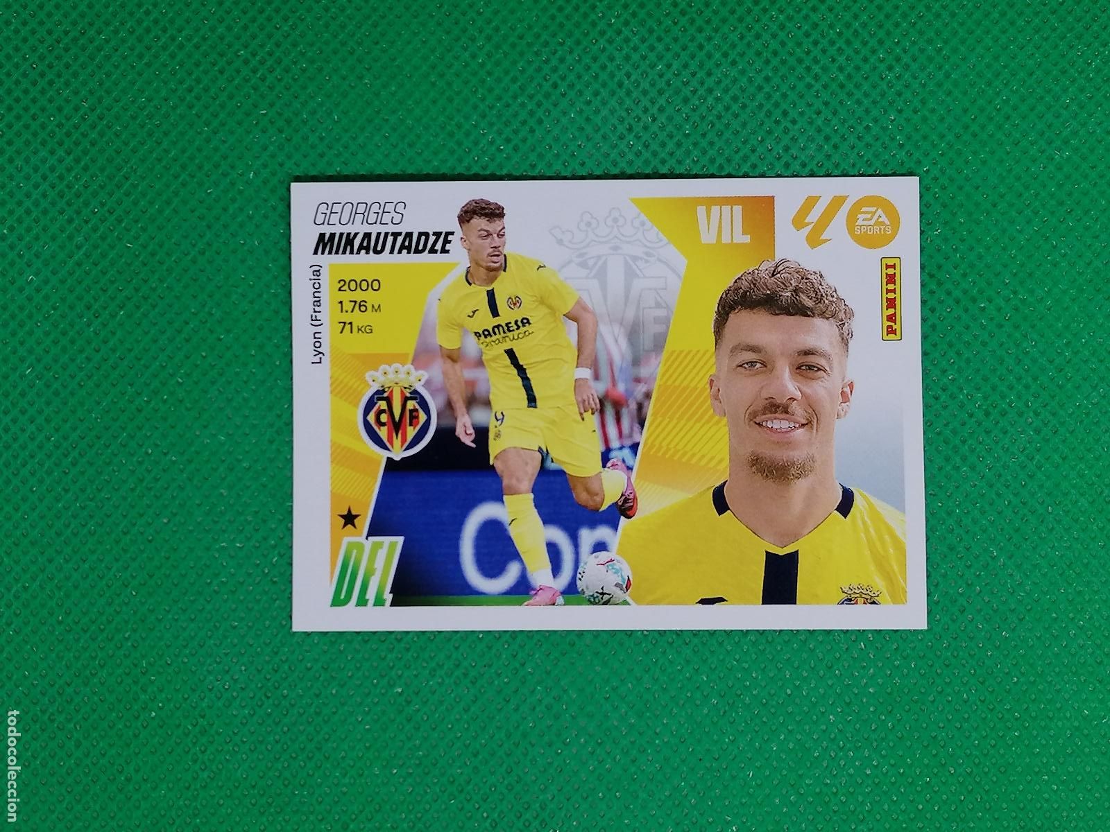 Cromos de F&uacute;tbol: 65 MIKAUTAUTADZE VILLARREAL ULTIMOS FICHAJES ⚽ PANINI LIGA ESTE 25 26 2025 2026 ⚽