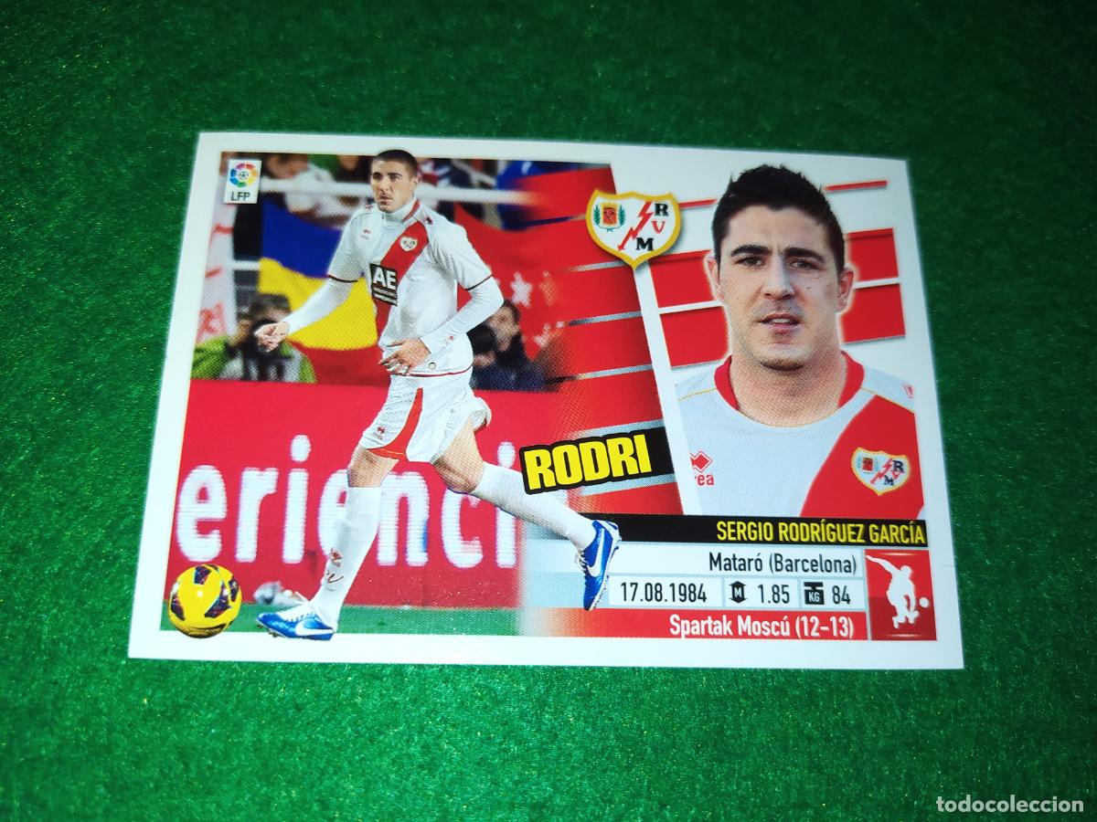 Cromos de F&uacute;tbol: LIGA ESTE 2013 2014 13/14 NUEVO SIN PEGAR RAYO VLLECANO N&ordm; 6 A RODRI
