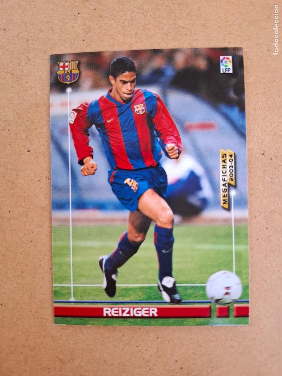 Cromos de F&uacute;tbol: MEGAFICHAS 2003 2004 03 04 - PANINI - 61 REIZIGER - FC. BARCELONA (CM)