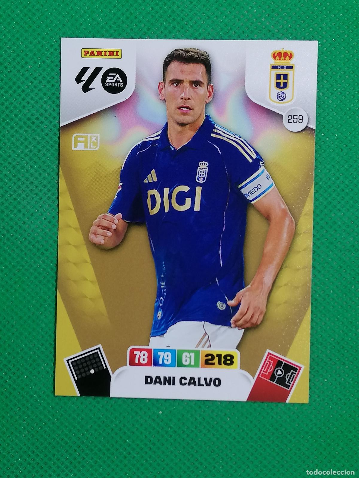 Cromos de F&uacute;tbol: 259 DANI CALVO REAL OVIEDO ⚽ LIGA ADRENALYN XL 2025 2026 25 26 ⚽