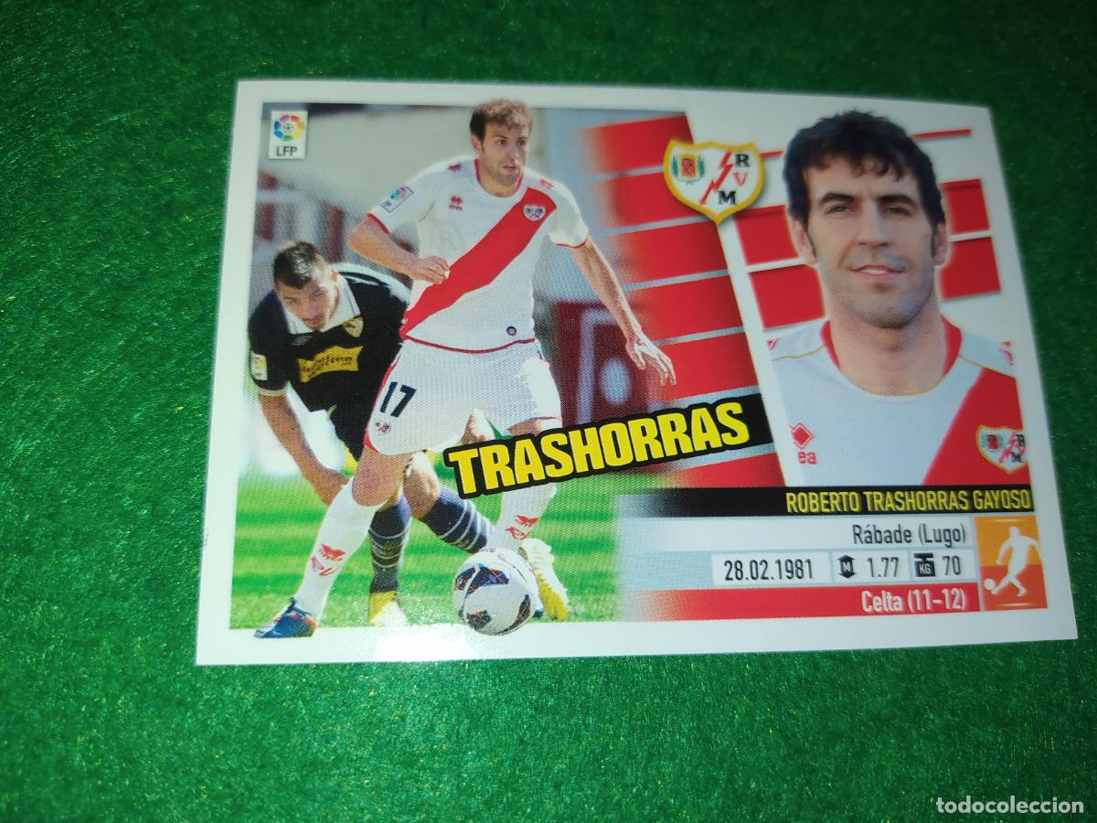 Cromos de F&uacute;tbol: LIGA ESTE 2013 2014 13/14 NUEVO SIN PEGAR RAYO VLLECANO N&ordm; 11 TRASHORRAS
