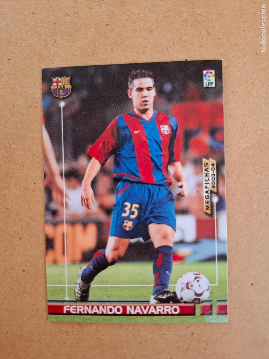 Cromos de F&uacute;tbol: MEGAFICHAS 2003 2004 03 04 - PANINI - 62 FERNANDO NAVARRO - FC. BARCELONA (CM)