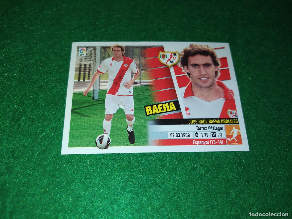 Cromos de F&uacute;tbol: LIGA ESTE 2013 2014 13/14 NUEVO SIN PEGAR RAYO VLLECANO N&ordm; 8 BAENA