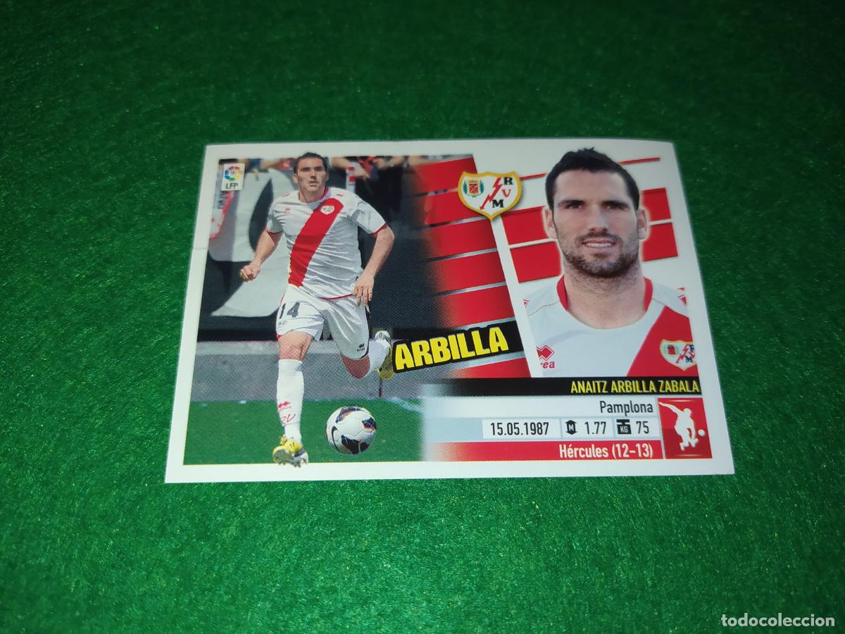 Cromos de F&uacute;tbol: LIGA ESTE 2013 2014 13/14 NUEVO SIN PEGAR RAYO VLLECANO N&ordm; 4 ARBILLA