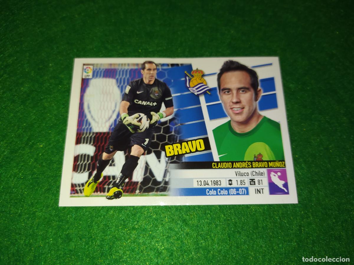 Cromos de F&uacute;tbol: LIGA ESTE 2013 2014 13/14 NUEVO SIN PEGAR REAL SOCIEDAD N&ordm; 1 CLAUDIO BRAVO