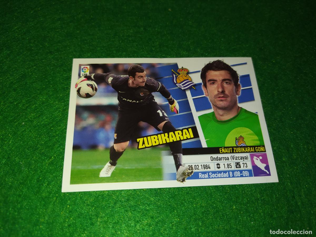 Cromos de F&uacute;tbol: LIGA ESTE 2013 2014 13/14 NUEVO SIN PEGAR REAL SOCIEDAD N&ordm; 2 ZUBIKARAI