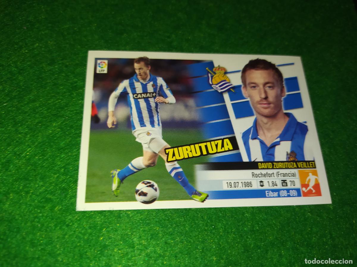 Cromos de F&uacute;tbol: LIGA ESTE 2013 2014 13/14 NUEVO SIN PEGAR REAL SOCIEDAD N&ordm; 11 ZURUTUZA
