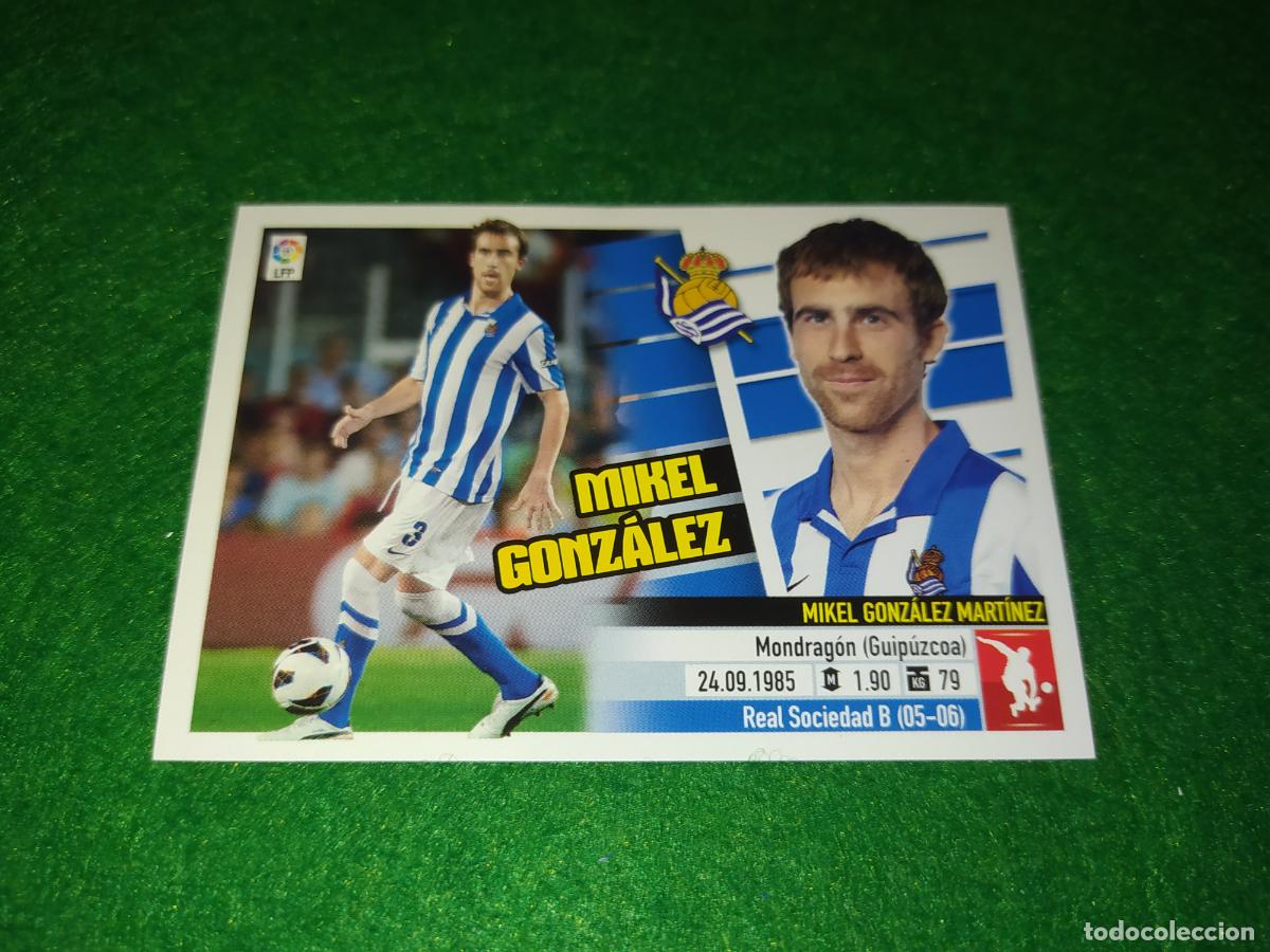 Cromos de F&uacute;tbol: LIGA ESTE 2013 2014 13/14 NUEVO SIN PEGAR REAL SOCIEDAD N&ordm; 5 MIKEL GONZALEZ