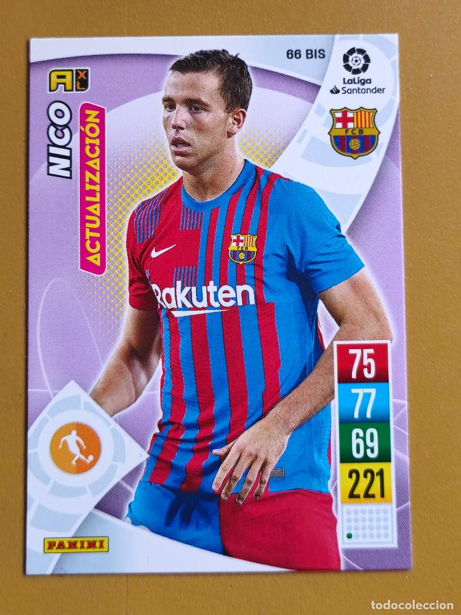 Cromos de F&uacute;tbol: nico, 2021 22 actualizacion