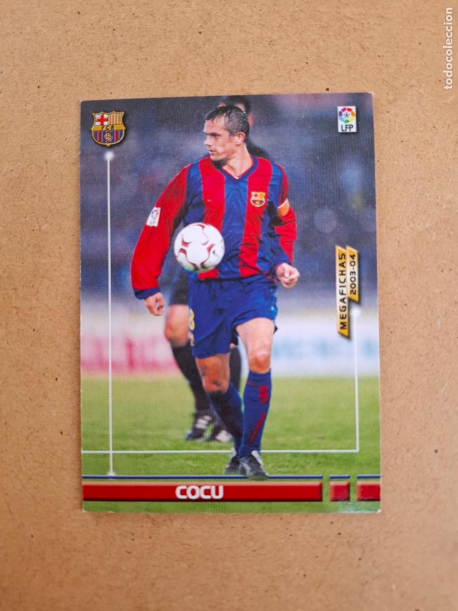 Cromos de F&uacute;tbol: MEGAFICHAS 2003 2004 03 04 - PANINI - 66 COCU - FC. BARCELONA (CM)