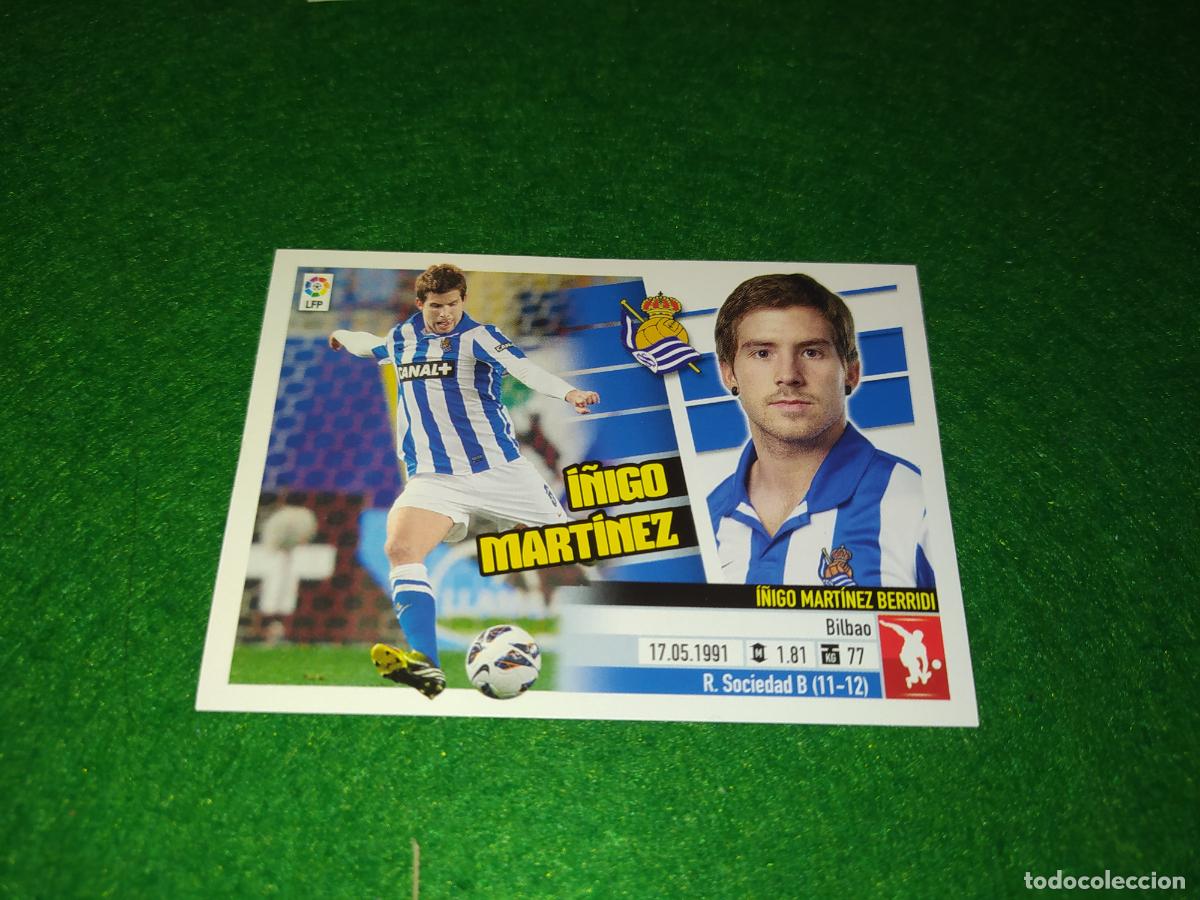 Cromos de F&uacute;tbol: LIGA ESTE 2013 2014 13/14 NUEVO SIN PEGAR REAL SOCIEDAD N&ordm; 6 A I&Ntilde;IGO MARTINEZ