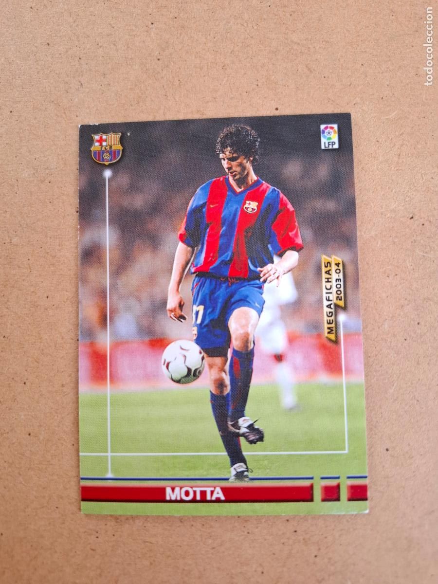 Cromos de F&uacute;tbol: MEGAFICHAS 2003 2004 03 04 - PANINI - 67 MOTTA - FC. BARCELONA (CM)