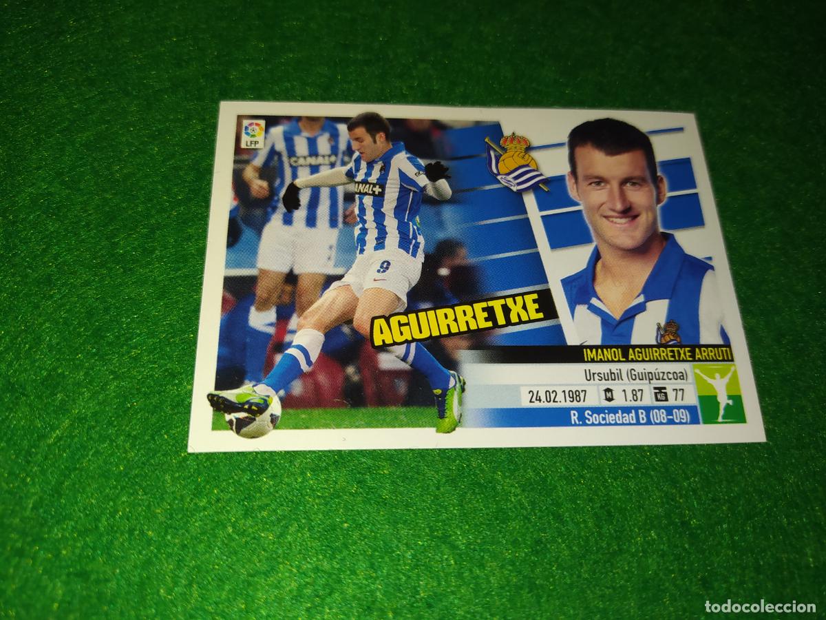 Cromos de F&uacute;tbol: LIGA ESTE 2013 2014 13/14 NUEVO SIN PEGAR REAL SOCIEDAD N&ordm; 16 AGUIRRETXE