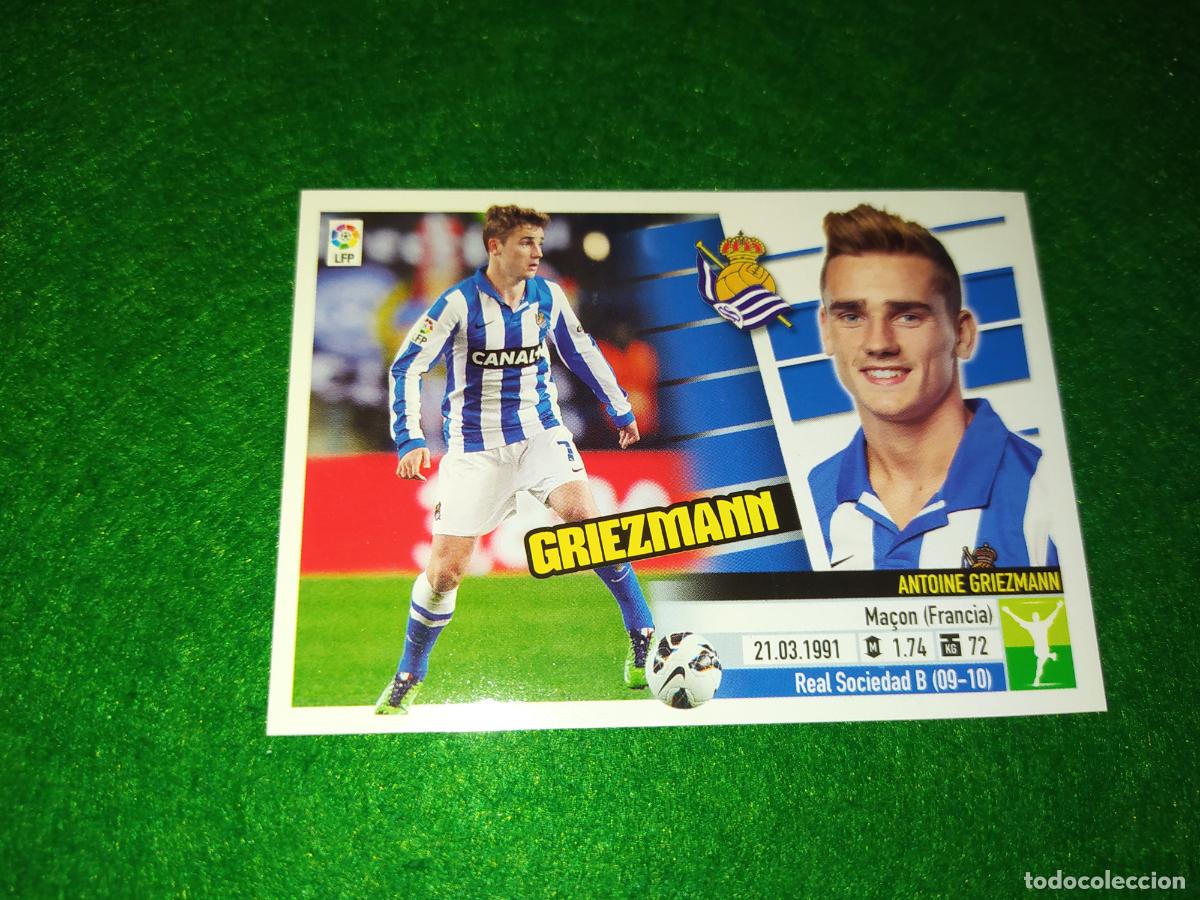 Cromos de F&uacute;tbol: LIGA ESTE 2013 2014 13/14 NUEVO SIN PEGAR REAL SOCIEDAD N&ordm; 15 A GRIEZMANN