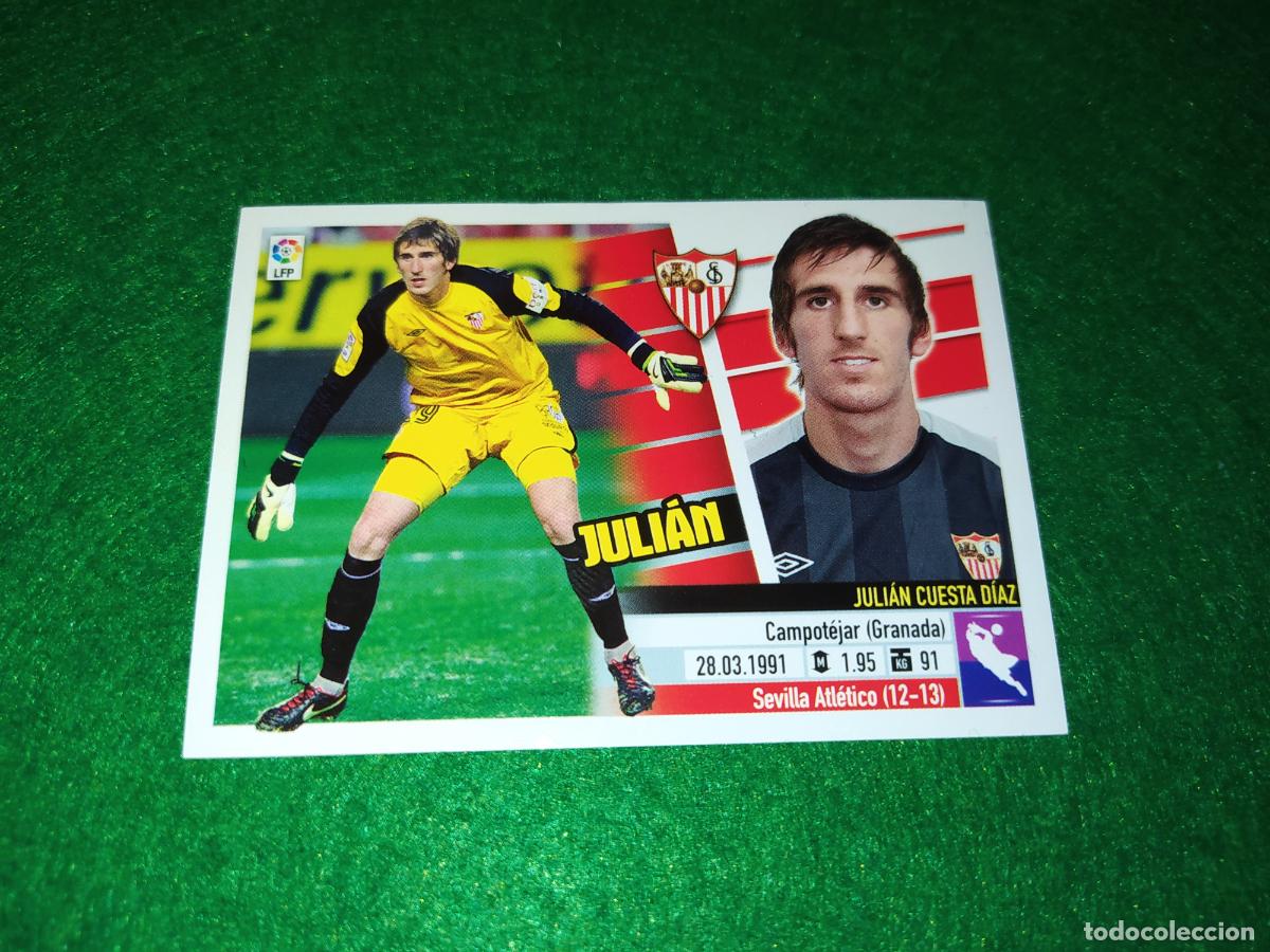 Cromos de F&uacute;tbol: LIGA ESTE 2013 2014 13/14 NUEVO SIN PEGAR SEVILLA FC N&ordm; 2 JULIAN