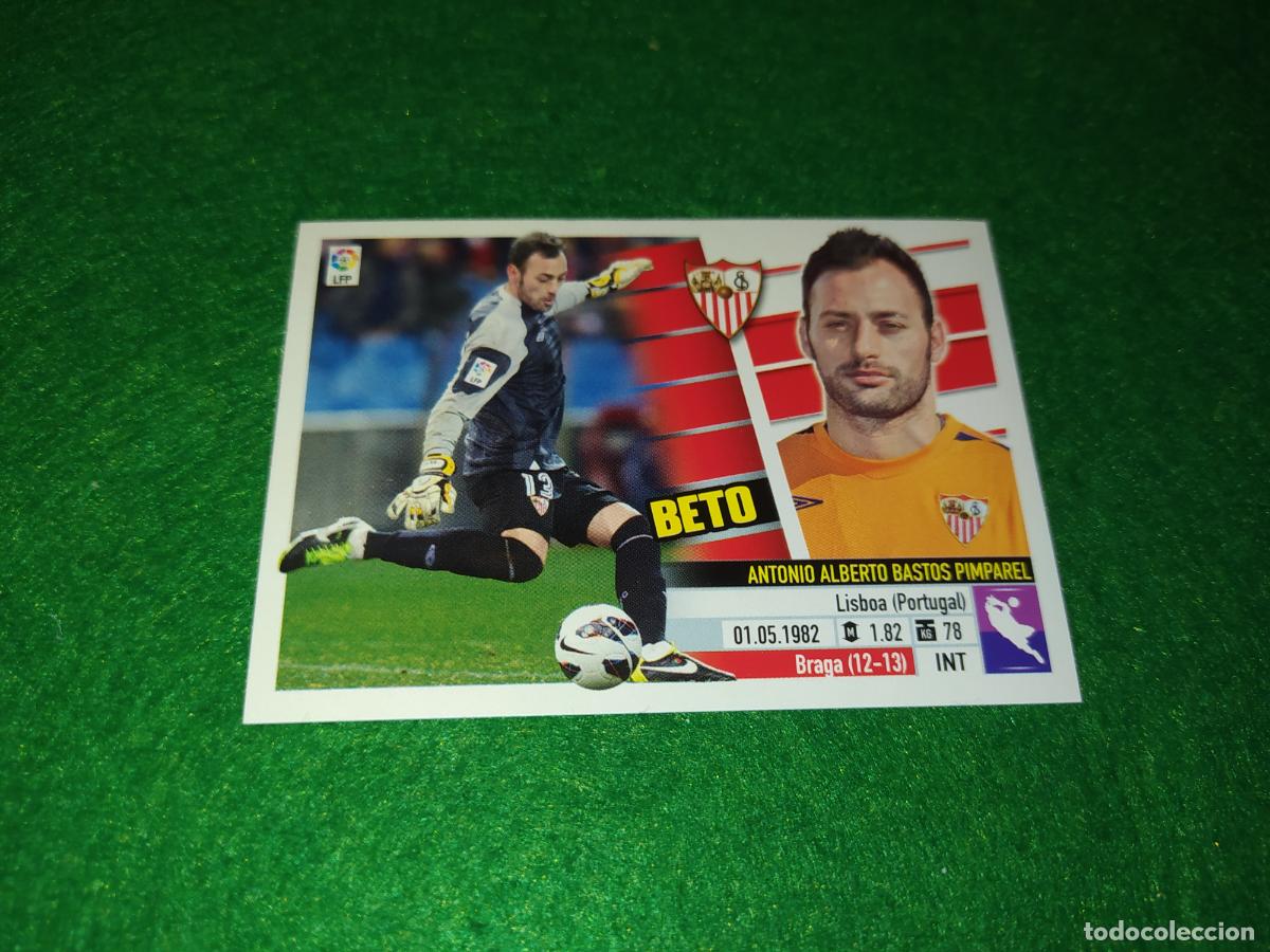 Cromos de F&uacute;tbol: LIGA ESTE 2013 2014 13/14 NUEVO SIN PEGAR SEVILLA FC N&ordm; 1 BETO