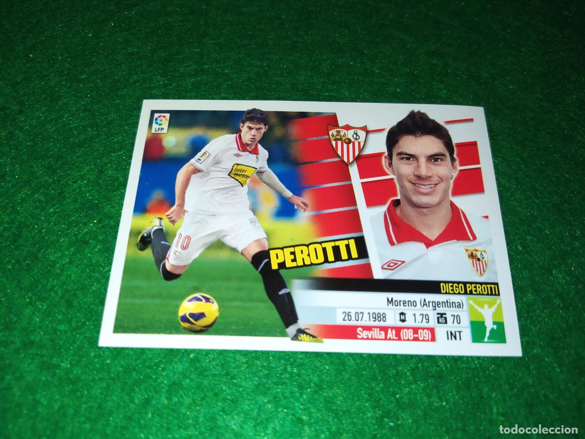 Cartes &agrave; collectionner de Football: LIGA ESTE 2013 2014 13/14 NUEVO SIN PEGAR SEVILLA FC N&ordm; 15 A PEROTTI